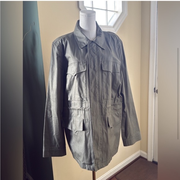 Men's Olive Green Jack Spade Jacket - Picture 3 of 8